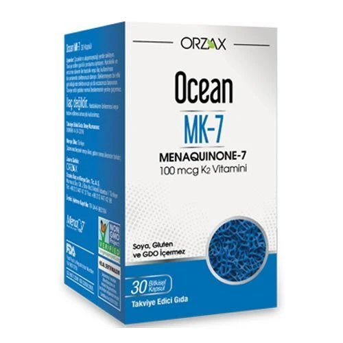Ocean Menaquinone - 7 Kapsul 100 Mcg 30 Kapsulluk Ambalaj ürün görseli 1
