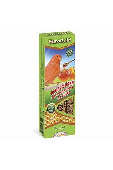 EuroGold Kanaryalar Için Ballı Kraker 3 Lü 100 gr ürün görseli 1