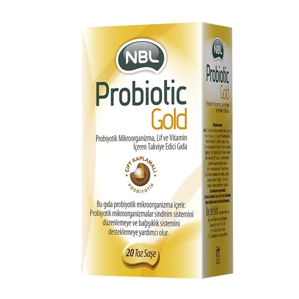 Nbl Probiotic Gold Sase 20 Saselik Ambalaj ürün görseli 1