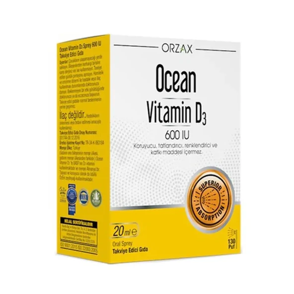 Ocean Vitamin D 600iu Sprey ürün görseli 1