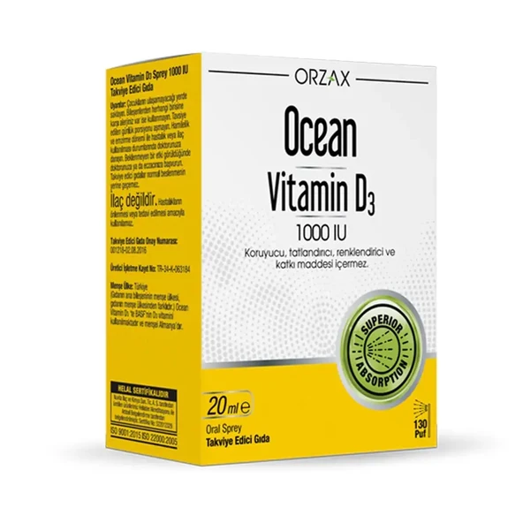 Ocean V%Ddtam%Ddn D 1000 Iu Sprey ürün görseli 1