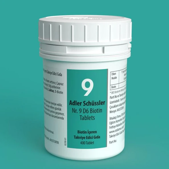 Adler Schüssler  Nr 9 Biotin Tb ürün görseli 1