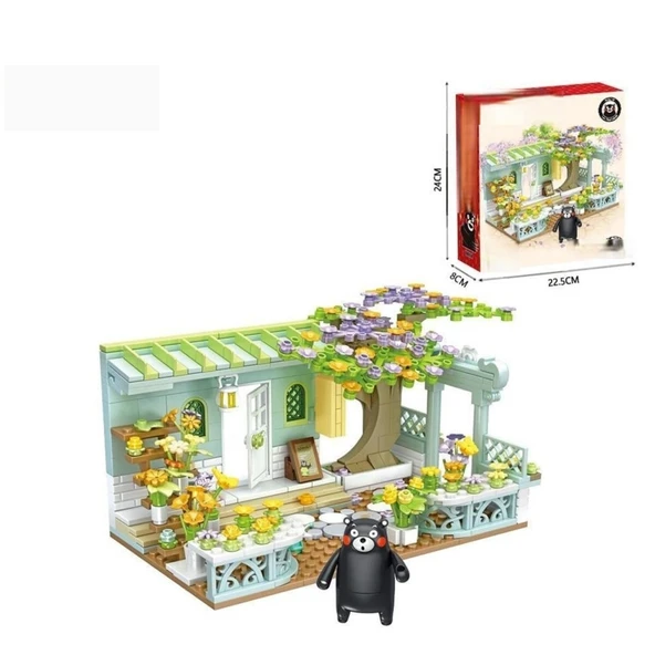 P880014 ÇİÇEKÇİ DÜKKANI 472 PARÇA BLOCK OYUNCAK ürün görseli 1
