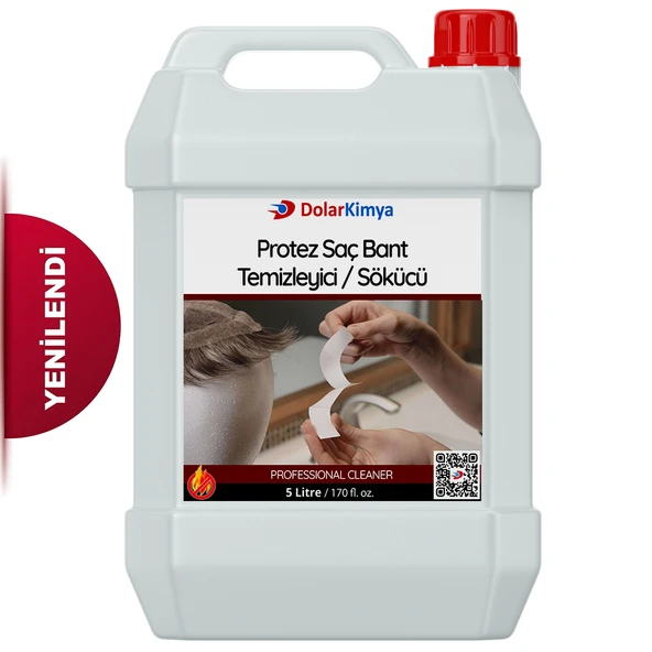 Protez Saç Bant Sökücüsü Temizleyicisi (c22 Alkol Bazlı) - 5 Litre (Ekonomik Boy) ürün görseli 1