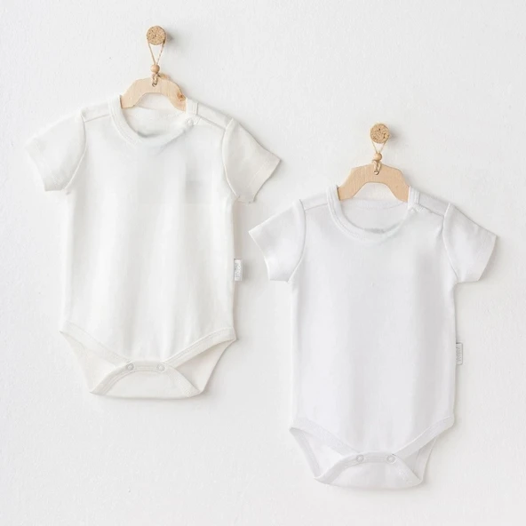AC25211 Short Sleeve 2'Li Basic Body Ekru ürün görseli 1