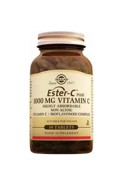 Solgar Ester-c Plus 1000 Mg 30 Tablet ürün görseli 1