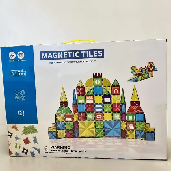 SH59695 115 PARÇA MAGNET STAN.SERİ RENKLİ BLOK ürün görseli 1