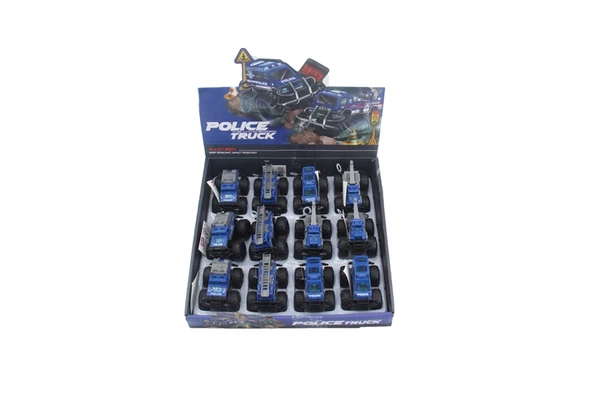 779-69 DUBLE SÜRTMELİ METAL DIECAST POLİS ürün görseli 1