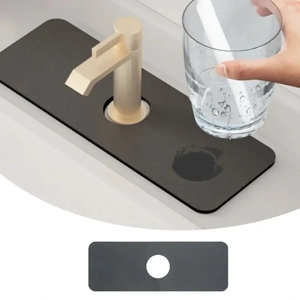 Su Emici Sihirli Mutfak Banyo Musluk Matı Lavabo Kenar Matı ürün görseli 1