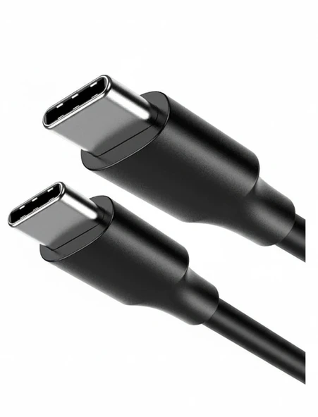 Type-C To Type-C Hızlı Şarj Kablosu 1 Metre Dayanıklı Yüksek Performanslı Enerji Aktarımı ürün görseli 1