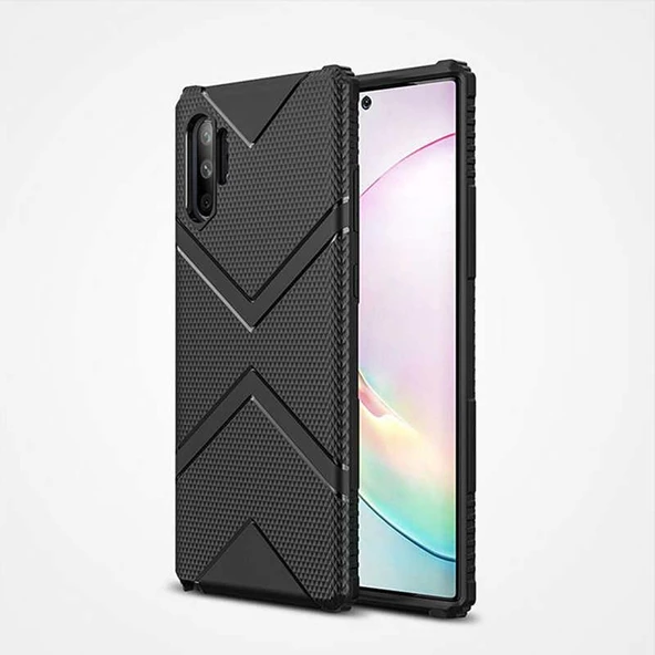 Galaxy Note 10 Plus Kılıf Köşeleri Airbag Tasarım Ultra Koruma Lüx Zırh Kapak ürün görseli 1