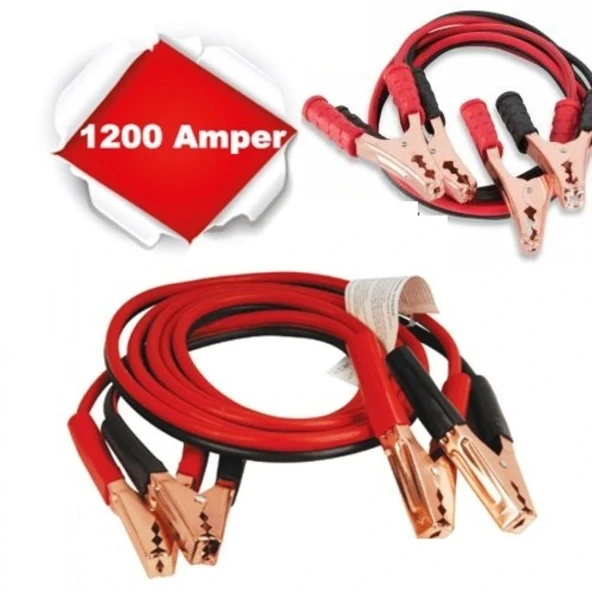 Akü Kablosu 1200 Amper (Taşıma Çantalı) - Resim 2