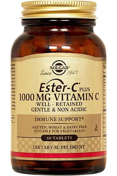 Solgar Ester C Plus Vitamin C 1000 mg 60 Tablet ürün görseli 1