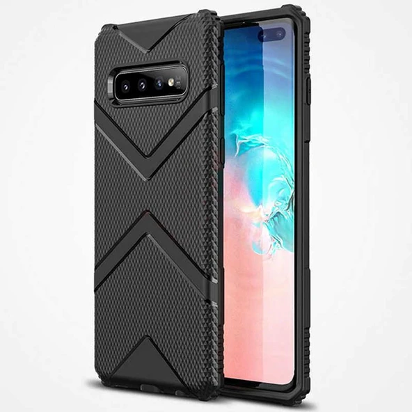 Galaxy S10 Kılıf Köşeleri Airbag Tasarım Ultra Koruma Lüx Zırh Kapak ürün görseli 1
