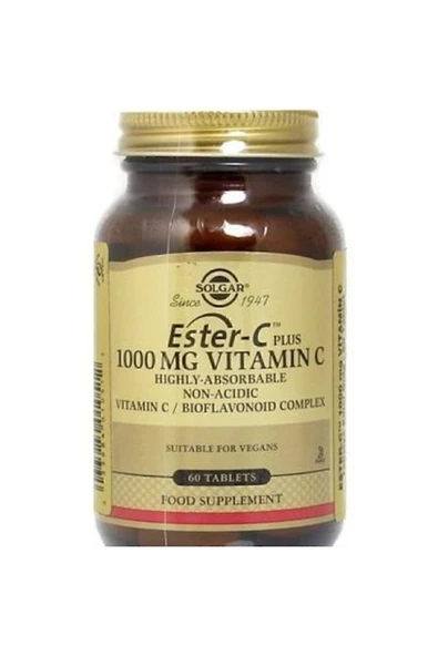 Solgar Ester-c Plus 1000 Mg 60 Kapsül ürün görseli 1