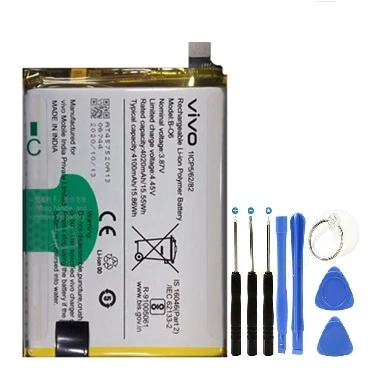 Vivo V20se V2022 V2023 Pil Batarya B-06+Tamir Set 4100 mAh ürün görseli 1