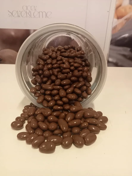 Çiçek Şekerleme Sütlü Çikolatalı Portakallı Draje -1kg ürün görseli 1