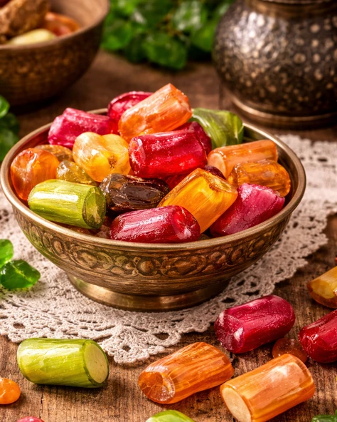 Çiçek Şekerleme Karışık Akide Şekeri 100 Gr ürün görseli 1
