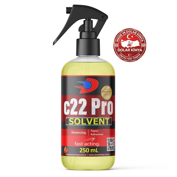 c22 Pro - Protez Saç Bant Sökücüsü Temizleyicisi - 250 mL (c22 Alkol Bazlı) ürün görseli 1