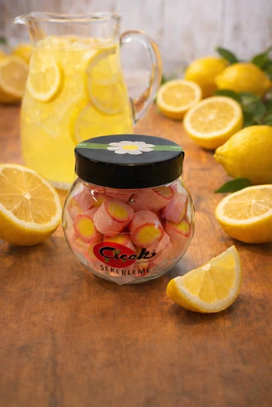 Çiçek Şekerleme Limonlu Akide Şekeri -100gr ürün görseli 1
