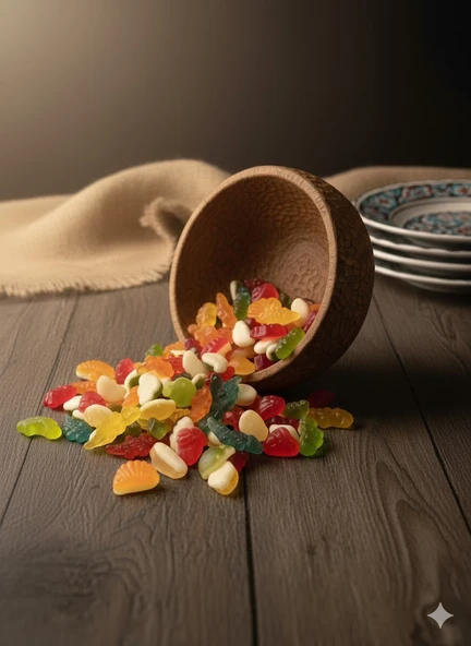 Çiçek Şekerleme Jelibon -100gr - Resim 2