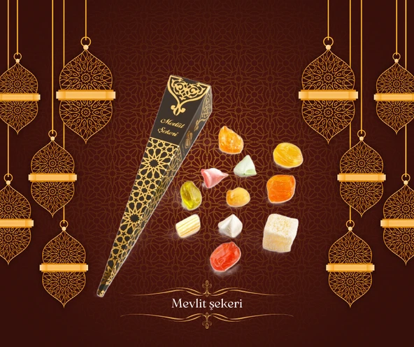 Çiçek ŞekerlemeMevlüt Şekeri 80 Gr X 100 Ad - Resim 3