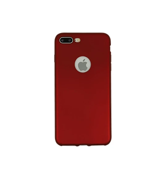 iPhone 8 plus telefon kılıfı 3 adet bordo esnek silikon kılıf ürün görseli 1