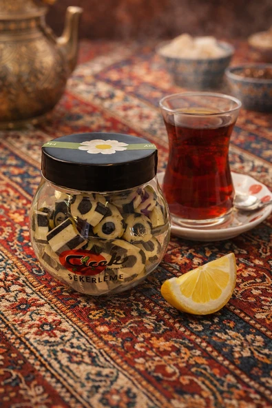 Çiçek Şekerleme Damla Sakızlı Akide Şekeri -100gr ürün görseli 1