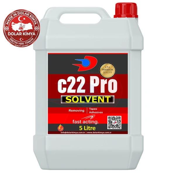 c22 Pro - Protez Saç Bant Sökücüsü Temizleyicisi - 5 Litre (c22 Alkol Bazlı) ürün görseli 1