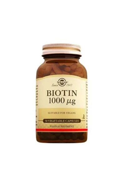 Solgar Biotin 1000 Mcg 50 Kapsül ürün görseli 1
