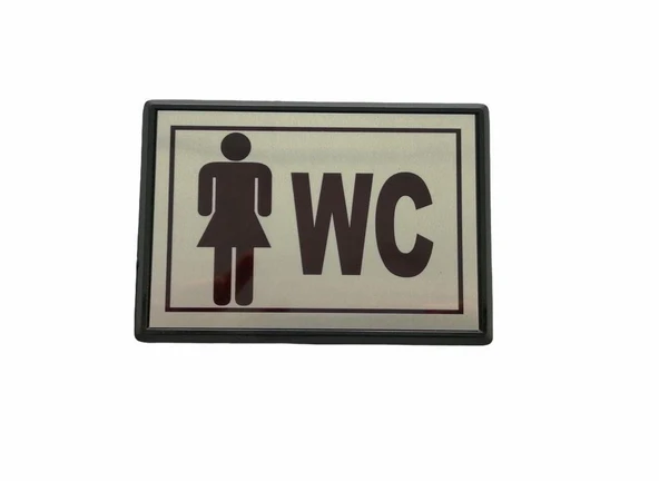 Cemax Yönlendirme Büyük WC Bayan 13X8,5 cm ürün görseli 1