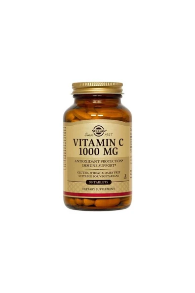 Solgar Vitamin C 1000 mg 90 Tablet ürün görseli 1