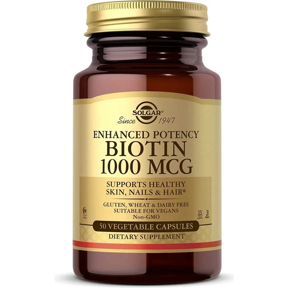 Solgar Biotin 1000 Mcg 1 Paket(1 x 1 Stück) ürün görseli 1