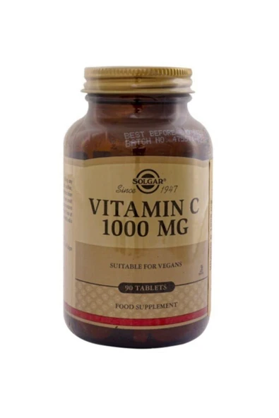Solgar Vitamin C Içeren Takviye Edici Gıda 1000 Mg 90 Tablet ürün görseli 1