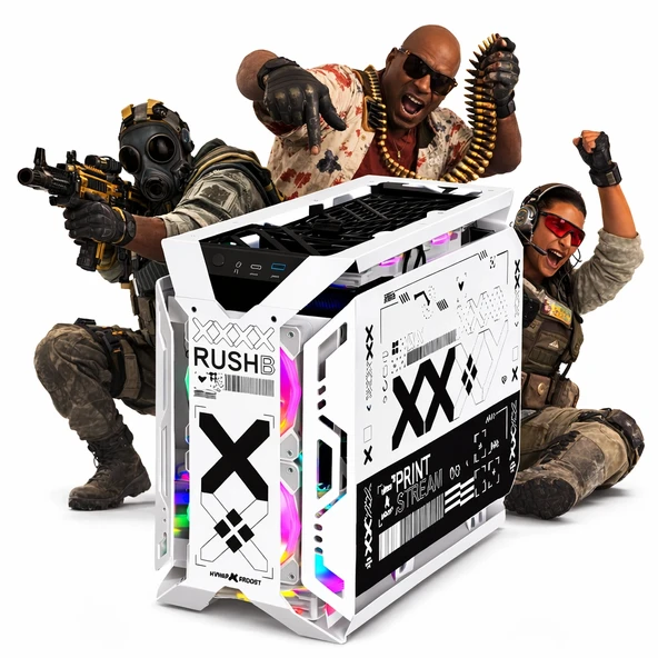 Hyper Rocket X-ERA X1Y i5-14400F 16GB RAM 512GB NVMe GTX 750 Ti Masaüstü Oyuncu OEM Paket ürün görseli 1