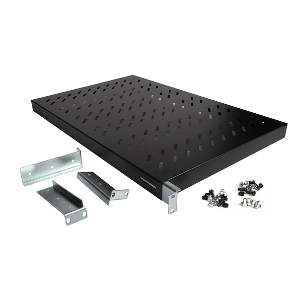 Lande 19” Sabit Rack Raf – Kompakt Model (Siyah) - Resim 2