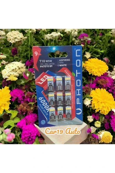 Car19 T10 Led Dipsiz Led Tavan Park Plaka Ampulü (9 Adet ) ürün görseli 1