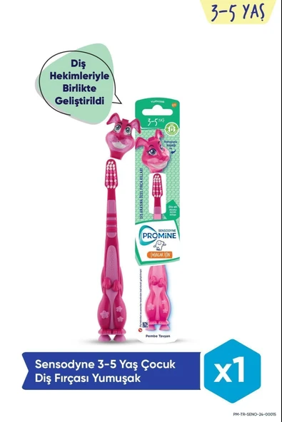 Sensodyne Kids Bunny 3-5 Yaş Arası Soft Diş Fırçası ürün görseli 1