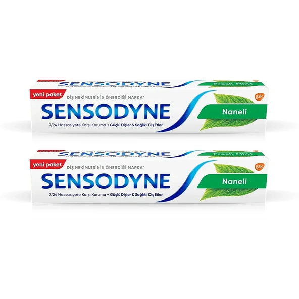 Sensodyne Diş Macunu 100 ml Naneli x 2 Adet ürün görseli 1