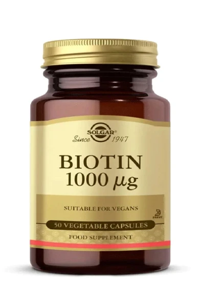 Solgar Biotin 1000 Mcg 50 Kapsul - Resim 2