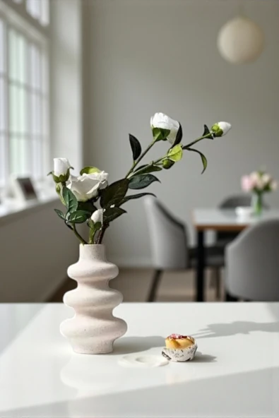 EVROSİ Minimal 10cm Twist Vazo (Çiçek Dahil Değildir) ürün görseli 1