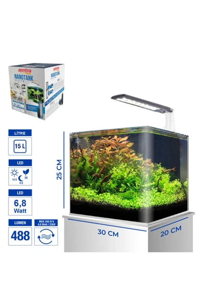 Amtra Nano Tank 15 Set 30x20x25 cm 15 Lt ürün görseli 1