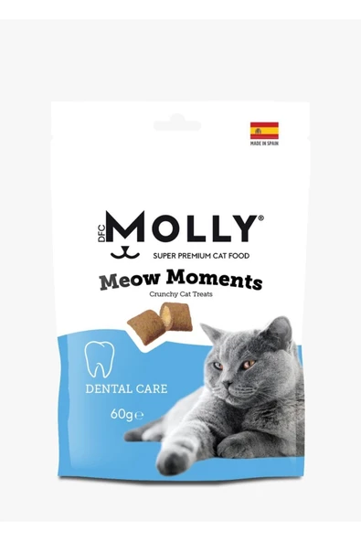 Molly MEOW MOMENTS AĞIZ VE DİŞ SAĞLIĞI KEDİ ÖDÜL MAMASI (DENTAL CARE) 60 GR ürün görseli 1