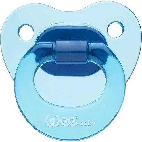 Wee Baby Yalancı Emzik Silikon Akide Damaklı No:1 / 0-6 Ay 111- Mavi ürün görseli 1