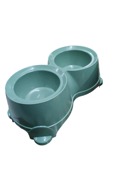 Vindex cooper duo kedi köpek mama ve su kabı 690 ml x 2 ürün görseli 1