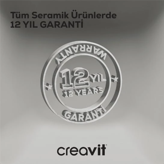 Creavit LP146 Loop 45cm Masa Üstü Çanak Lavabo Mat Antrasit - Resim 4