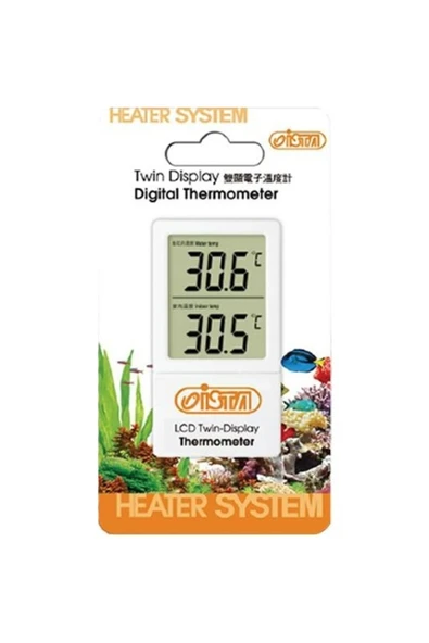 Ista Oda Sıcaklığı+su Sıcaklığı Göstergeli Lcd Panelli Derece ürün görseli 1