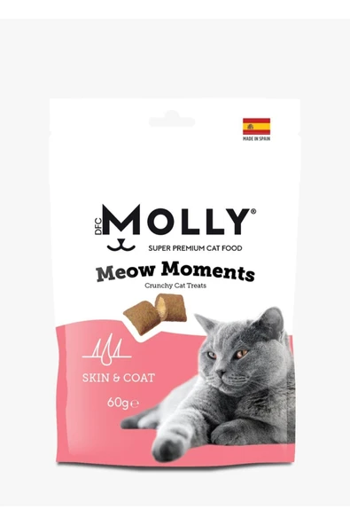 Molly MEOW MOMENTS DERİ VE TÜY BAKIMI KEDİ ÖDÜL MAMASI (SKİN_COAT) 60 GR ürün görseli 1