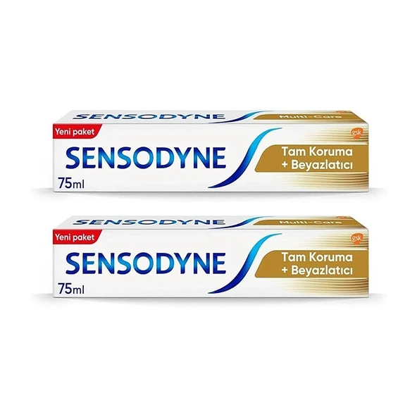 Sensodyne Diş Macunu 75 ml Tam Koruma + Beyazlatıcı x 2 Adet ürün görseli 1