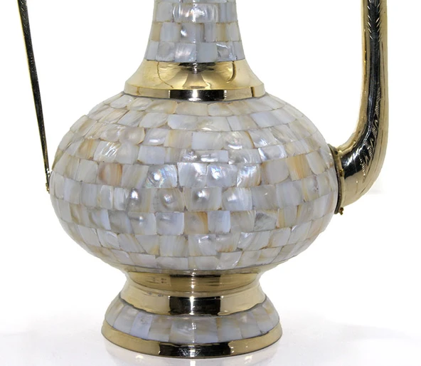 Pirinç Sedefli İbrik 55 Cm KSK133 - Resim 2